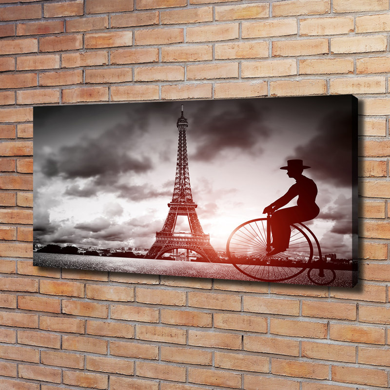 Eiffel Tower Paris - Wrapped Canvas Print