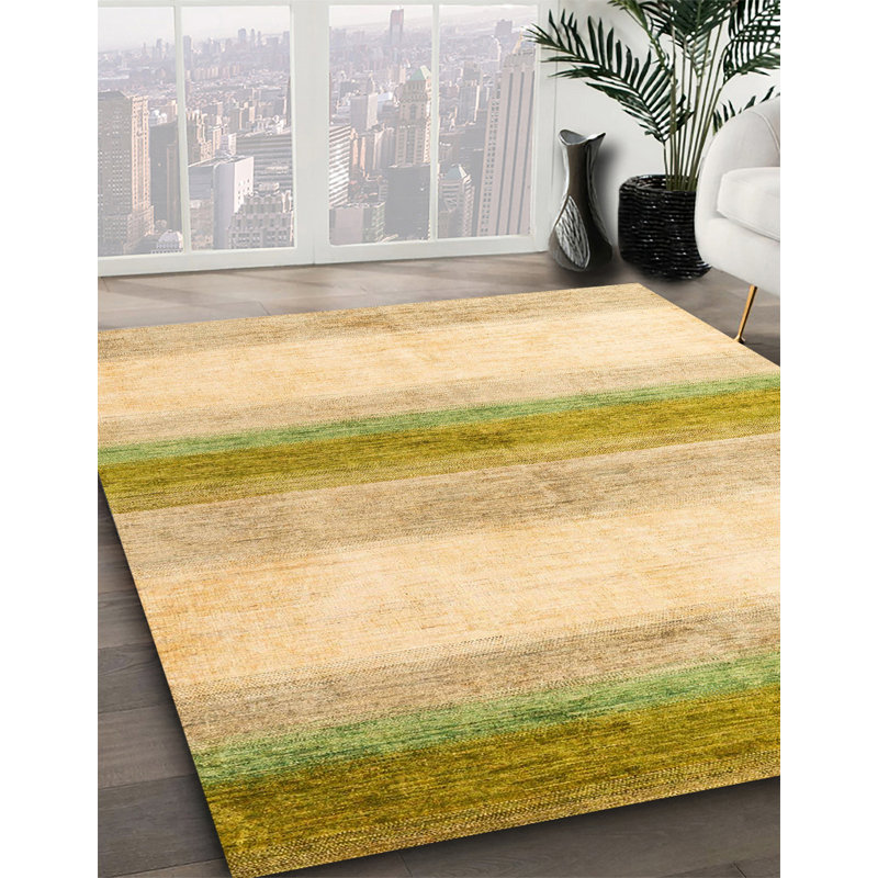 Tapis abstrait moderne 4228, Carré 7 pi
