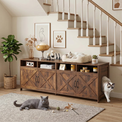 Meuble télé pour 2 chats Farmhouse Cat