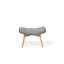 Linda Upholstered Armchair with Footstool-17953306