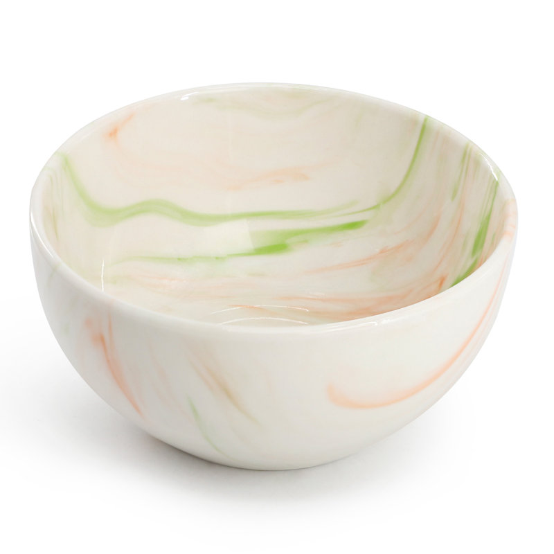 Service de table en porcelaine 16 pièces Wrought Studio ™, Vert / Orange