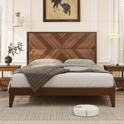 Mid-Century Modern Platform Bed