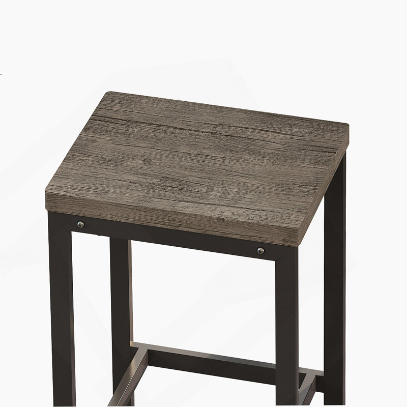 Ensemble de table de salle à manger, de pub et de table de salle à manger avec tabourets Modern Design, Brun, Brun