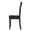 Chaises d'appoint à dossier en noyer vieilli