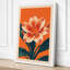 Striped Bloom Botanical - Wrapped Canvas-1634020309-1634020318