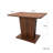 Modern Extendable Rectangular Dining Table for Small Spaces with Space Saving Design and Sturdy Construction.