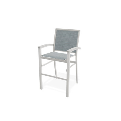 Chaise de café empilable en aluminium Bazza