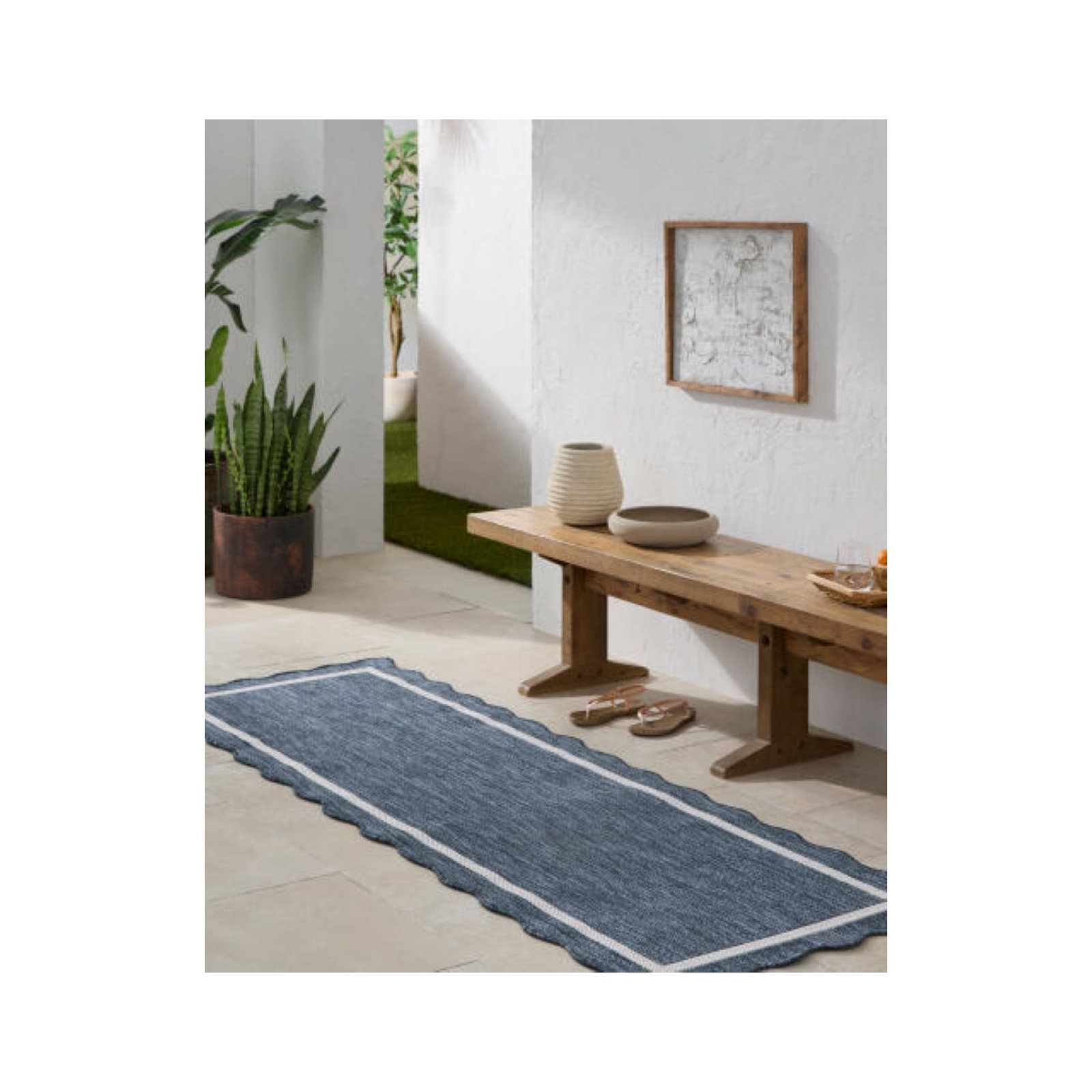 Skiles Machine Woven Rug, Runner 2'7.5" x 7'2.6"