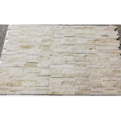 LEDGESTONE SPLITFACE BEIGE/IVORY