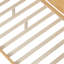 Lit de jour double en bois avec tablettes de rangement, lit multifonctionnel avec lit gigogne simple et bureau d'étude-863236673