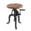 Table à manivelle réglable en bois récupéré Allegheny