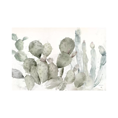 Cactus Garden Landscape 1 Piece Wrapped Canvas Wall Art