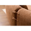 Canapé-lit modulaire incurvé à compression orange, canapé-lit en chenille haute densité 30D pour appartement, salon, L 110 po-1036263499-1036263497-1036263493