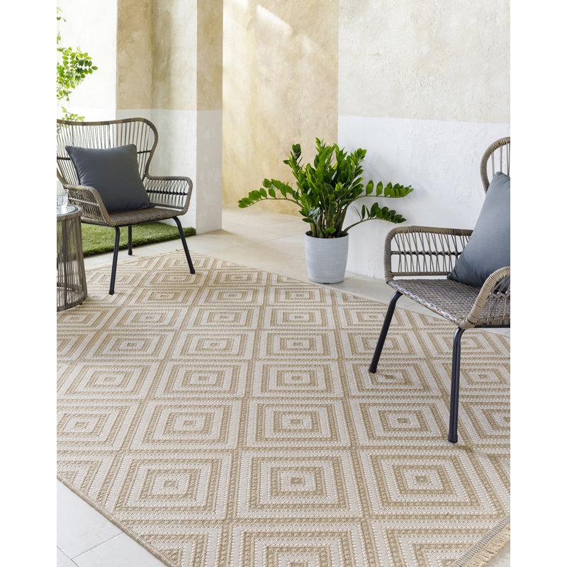 Machine Washable, Non Slip Jute Boho Area Rug Beige/Ivory, Rectangle 158 x 213cm