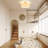 3-Light Semi Flush Mount Ceiling Light With Flower-Shaped Fabric Shade For Bedroom,Living Room,Hallway