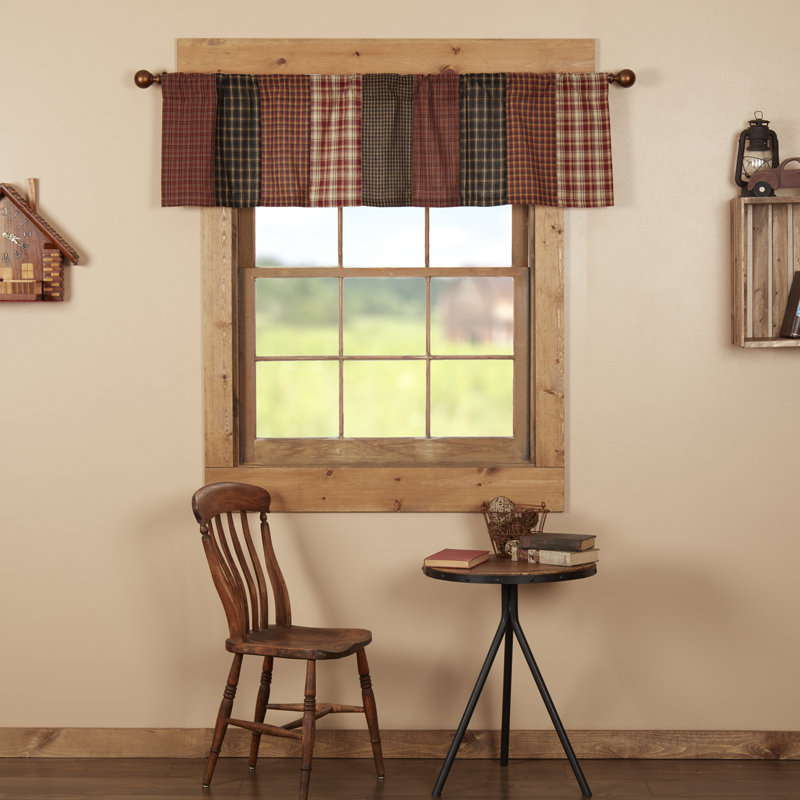 Cantonnière en coton sur mesure Tevfik, L 60 po x L 16 po