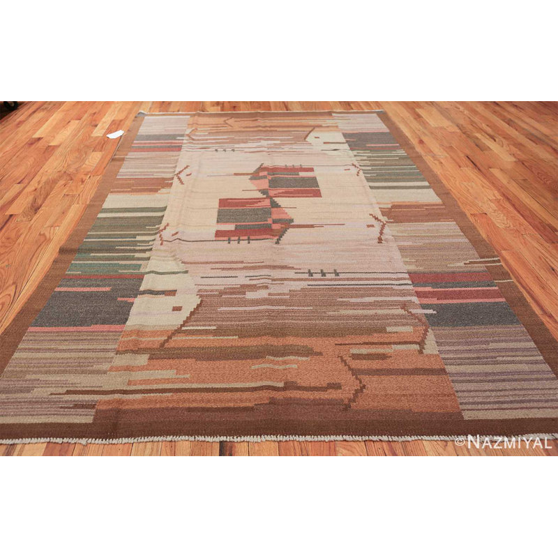 Scandinavian One-of-a-Kind Rectangle 6'6" X 9'9" Area Rug