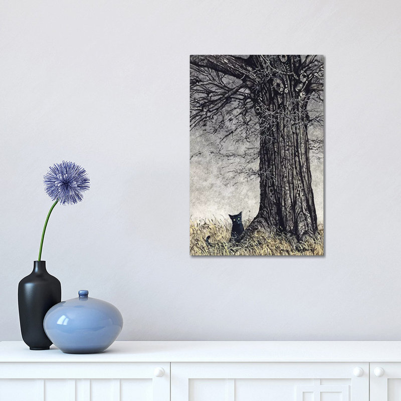 Wild Thing 1 Piece Painting on Canvas, 30.48 cm H x 45.72 cm W, Wrapped Canvas