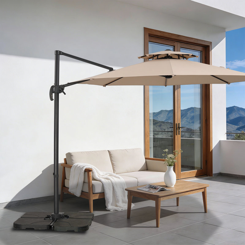 15.21 Lb. Plastic Free Standing Umbrella Base