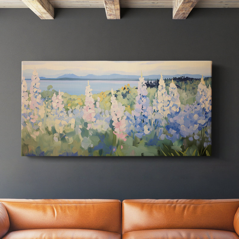 Série botanique-CX III - Toile tendue avec châssis - Prêt à être accroché, H 24 po x l 48 po