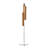 Black Note Triplet Floor - Dimmable LED - Triangular Tube - Matte Black Finish - Natural Cherry Shade-2070297984-2070297992