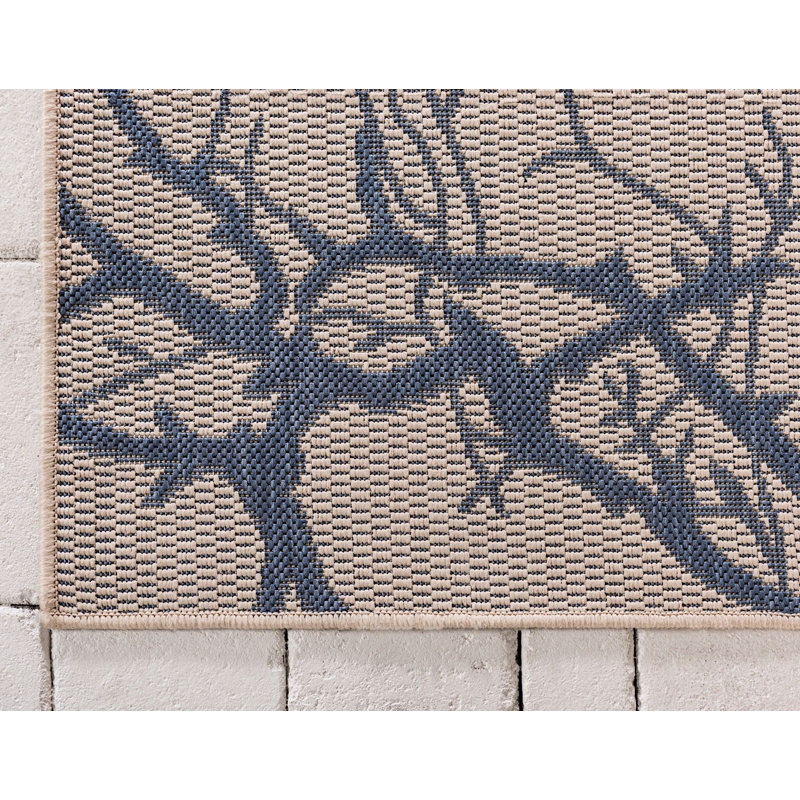 Tapis de véranda d'extérieur couleur porcelaine, Rond 6 pi