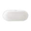 Baignoire de 67 pouces en blanc brillant avec garniture-105507090