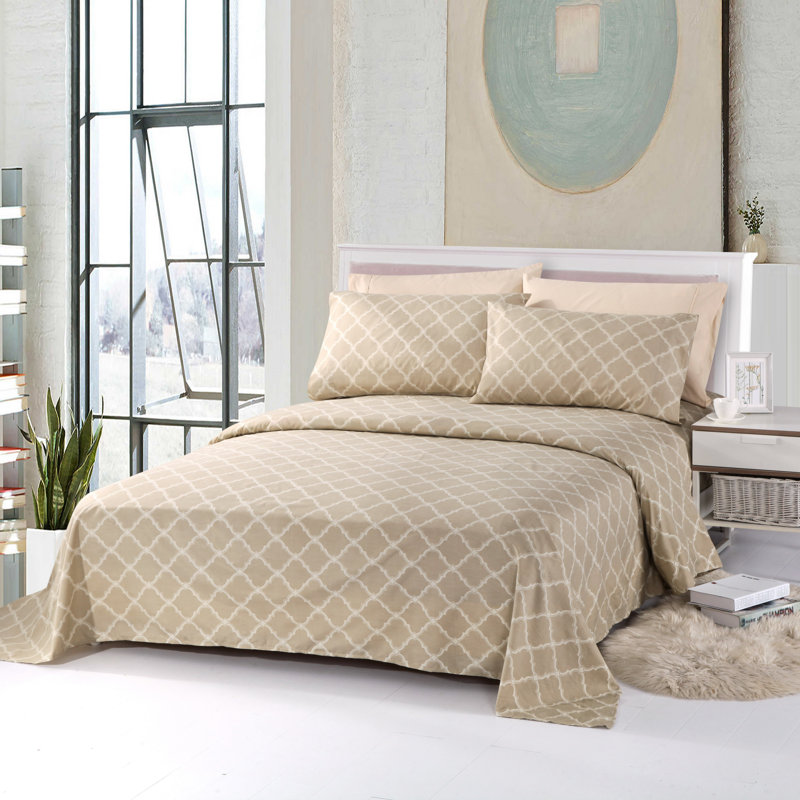 Ensemble de housse de couette, Housse de couette double + 2 taies d'oreiller stan