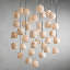 Alabaster Maeva Round Chandelier 33'' Dia