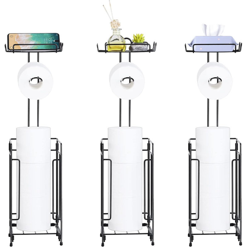 Porte-papier hygiénique sur pied