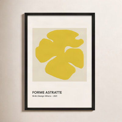 Deryn "Forme Astratte Yellow" Print