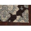 Tapis brun / ivoire / gris en laine touffeté à la main Hanah