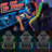 Reclining Gaming Chair with LED Lights and Headrest-943278517