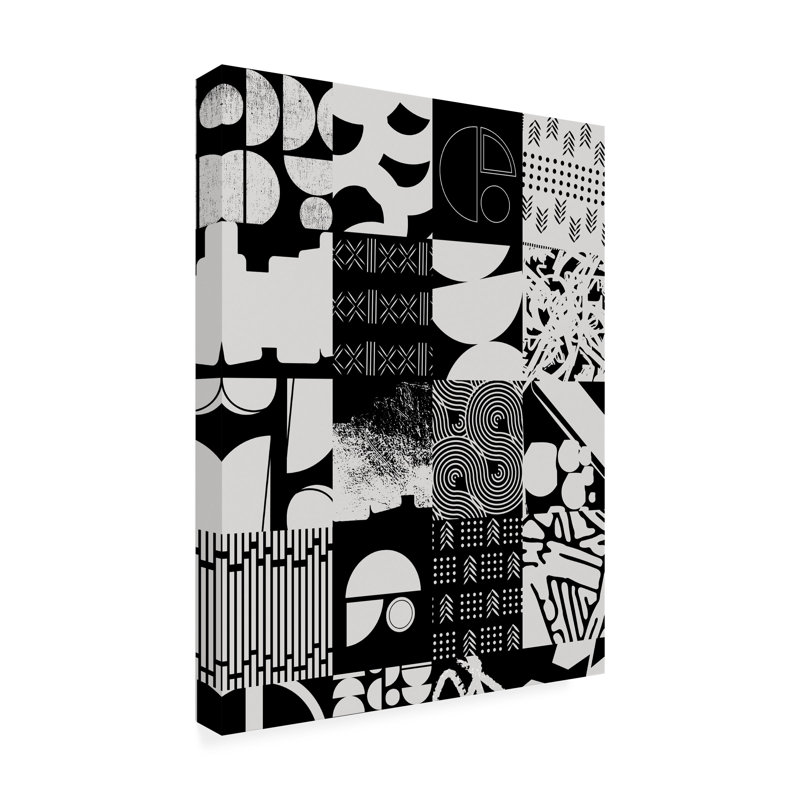 NUMA Art Patchwork Canvas Art, H 19 po x l 14 po x P 2 po