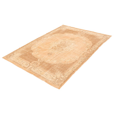 Tapis brun clair Vincente 6 pi 8 po x 9 pi 9 po
