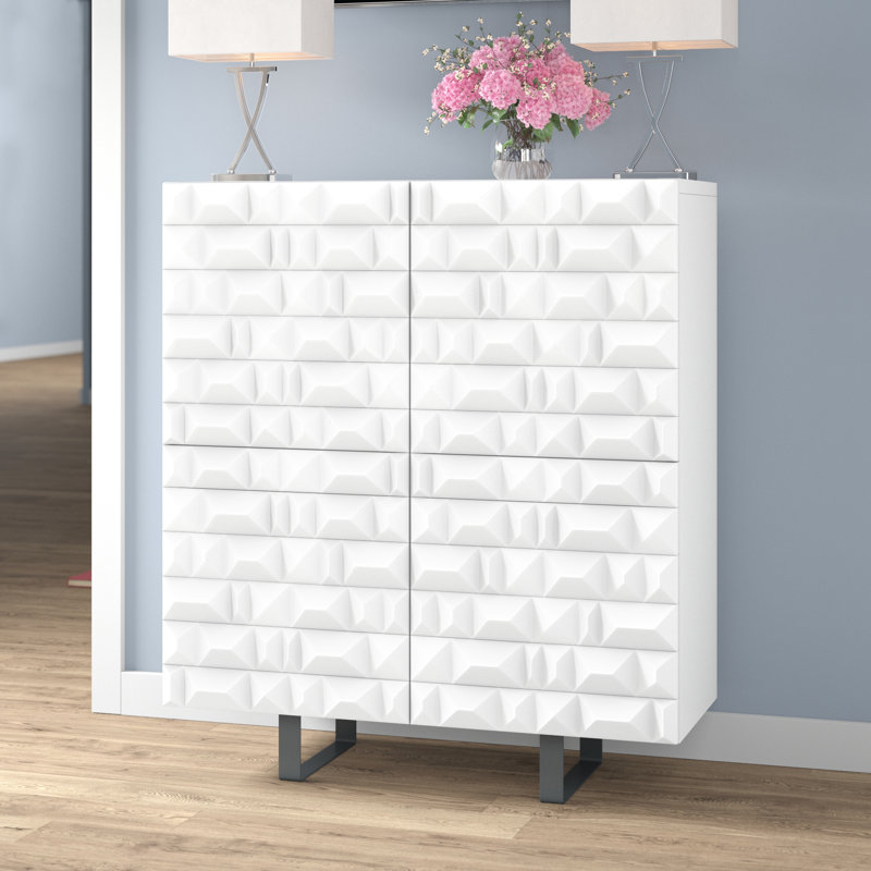 Barbados 110cm Sideboard, White