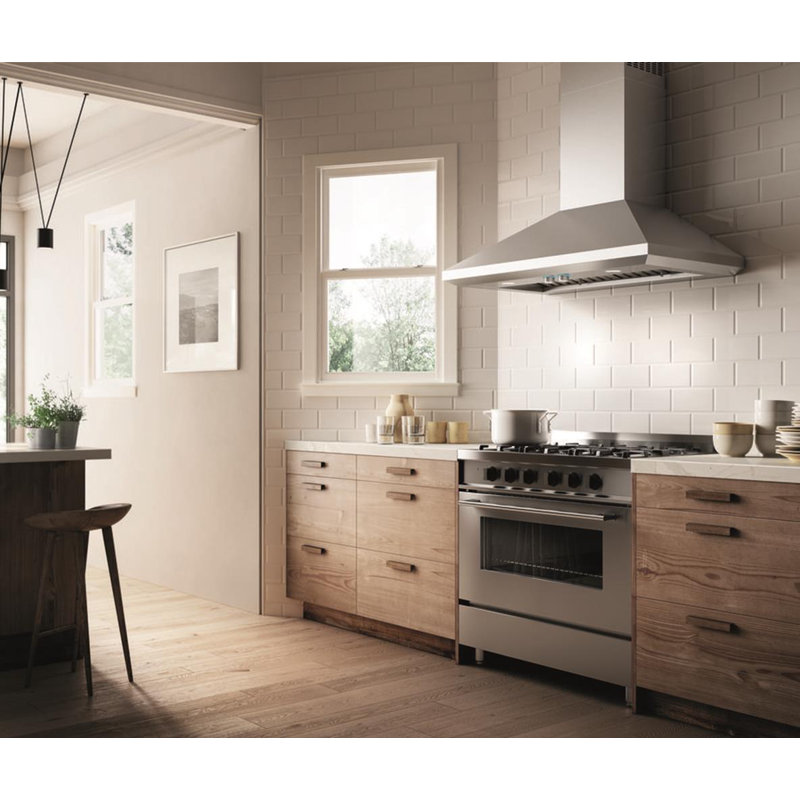 Elica 30" Stainless Steel 600 CFM Ducted (Vented) Wall Range Hood with Baffle Filter