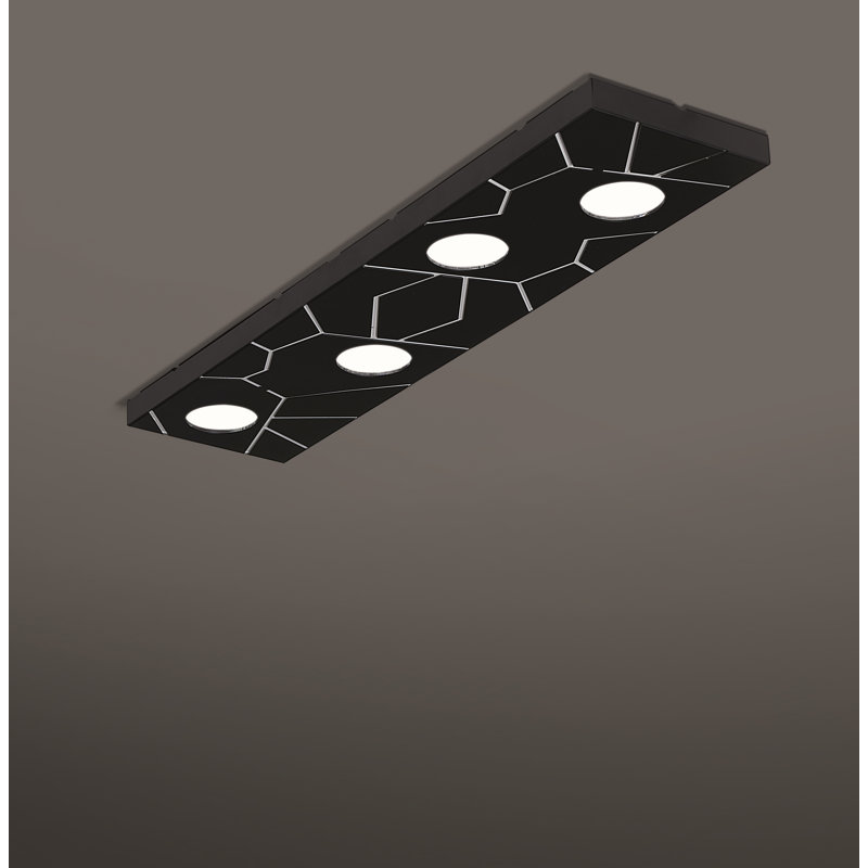 Flush Mount, Black