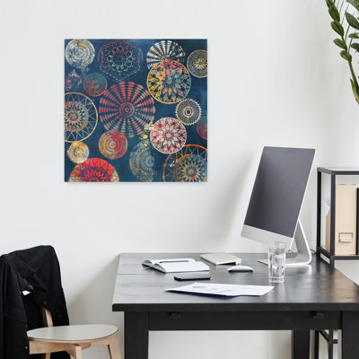 Lanternes, art abstrait géométrique contemporain