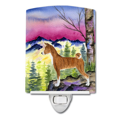 Basenji Ceramic Night Light