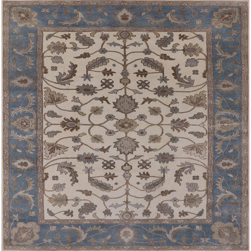 Arisdages Oriental Indoor Rug, Square 3'