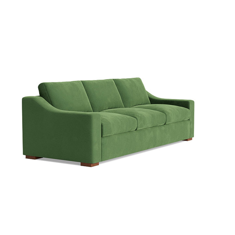 Lucca Sofa (95"), Performance Velvet - Ivy