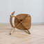 Ensemble de 2 chaises de salle à manger en bois massif, chaises en chêne naturel et simple chaise d'appoint ergonomique en bois pour le salon de la salle à manger-1420898663-1463807042