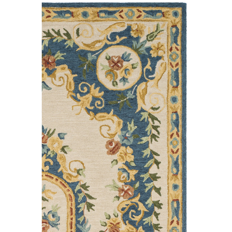 Anik Hand Tufted Wool Oriental Rug, Square 5'