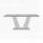 70" Rectangle Faux Marble Dining Table-1199381031-1199381024