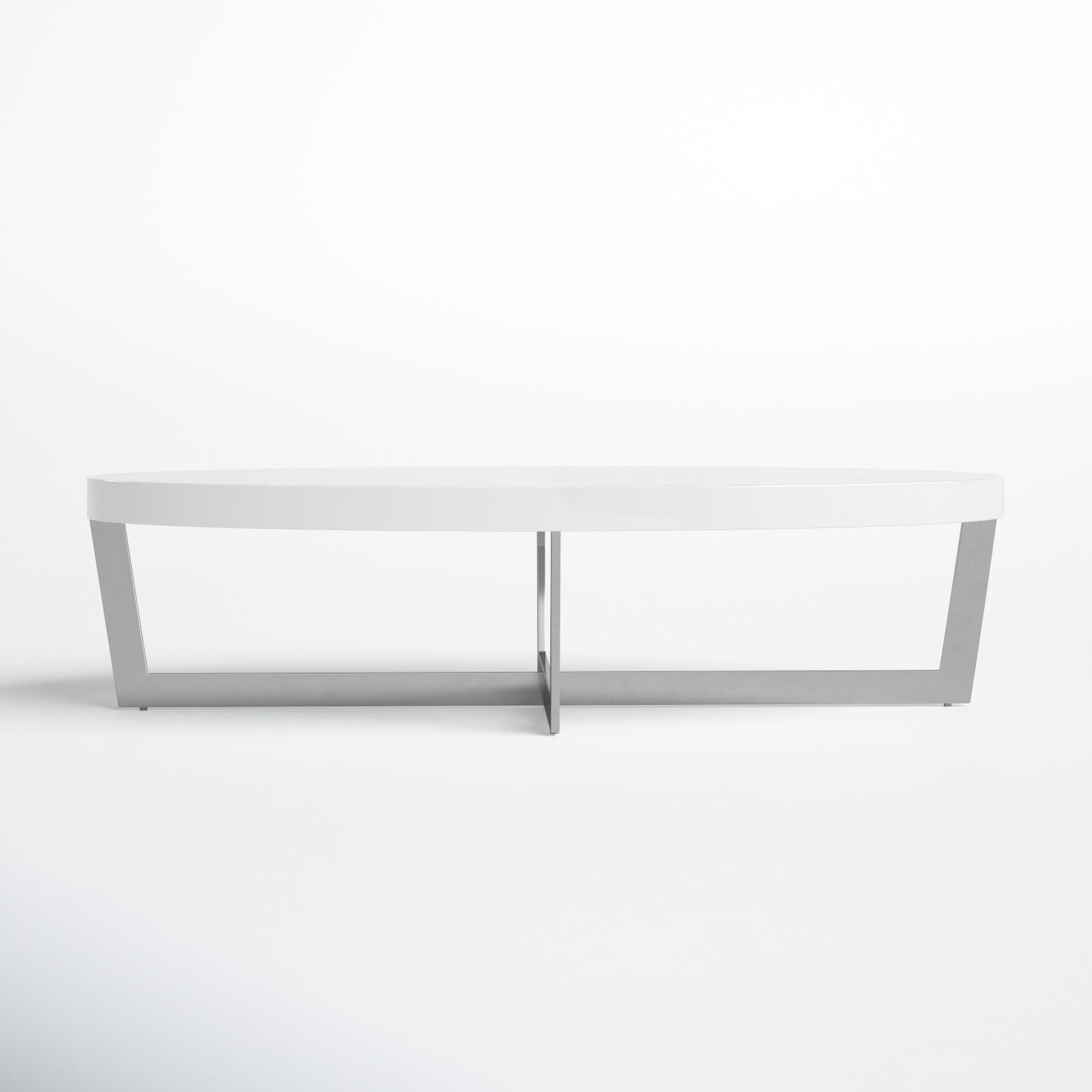 Jackson Coffee Table, White High Gloss Lacquer