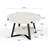 Jahaira Round Coffee Table with 2-Tier Storage Shelves-1628579871