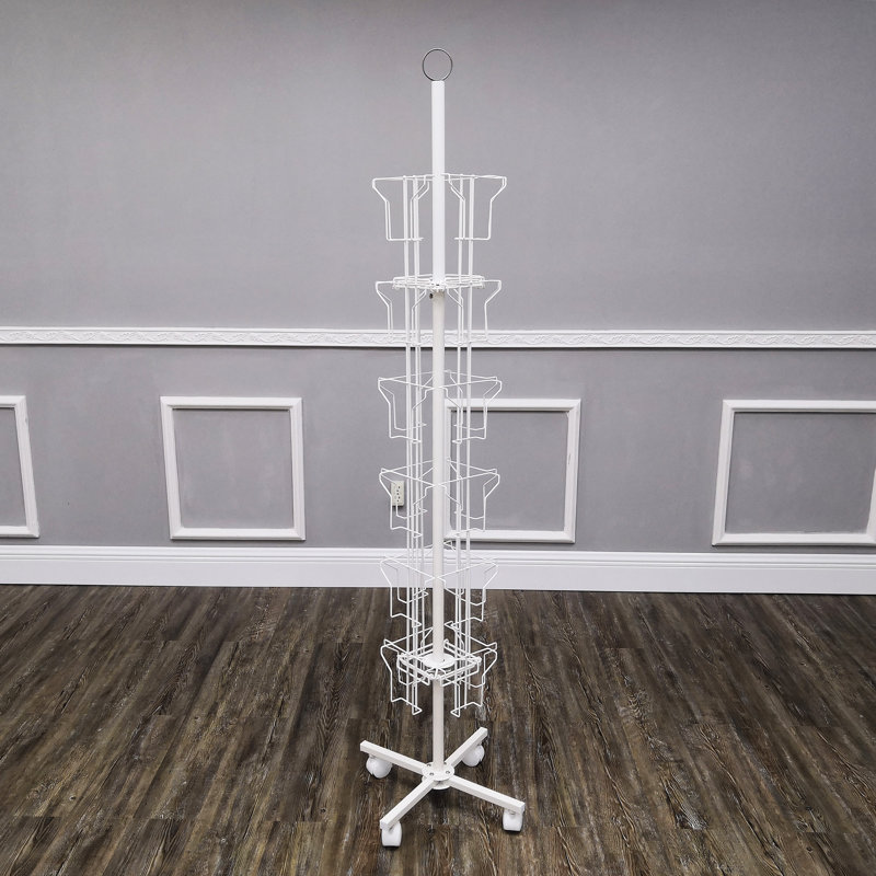 24-Pocket Vertical Greeting Card Display Rack
