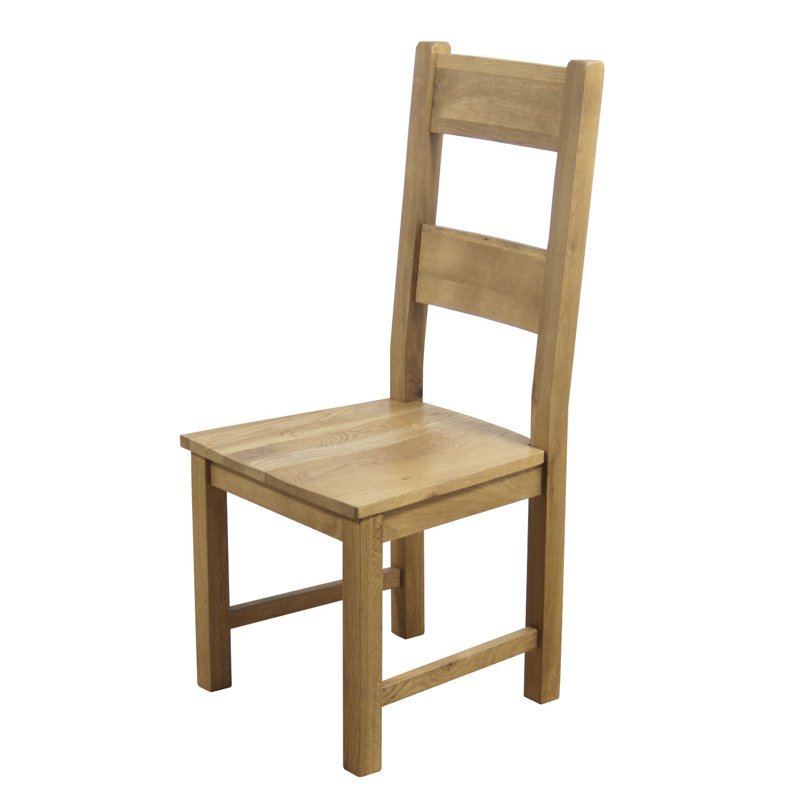 Ashly Upholstered Ladder Back Side Chair, Solid