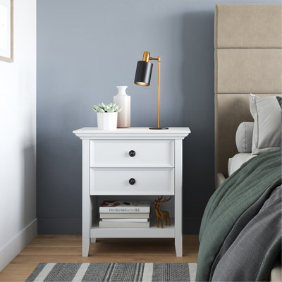 Table de chevet - Blanc